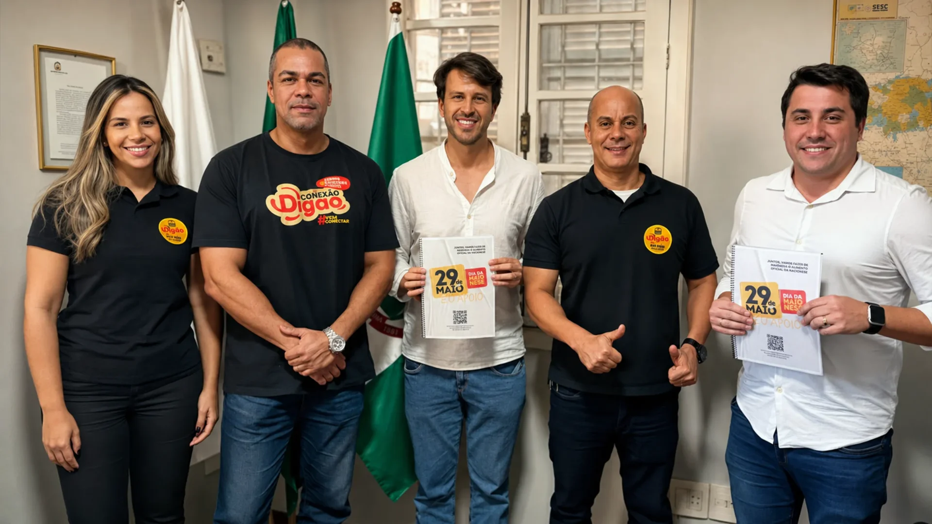 Protocolo do projeto na Câmara Municipal de Leopoldina