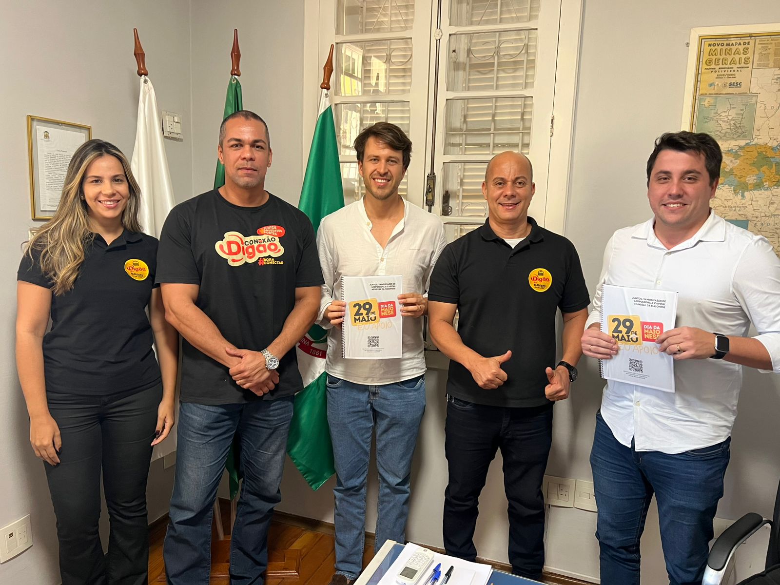 Protocolo do projeto da MaiôLei na Câmara Municipal de Leopoldina, maio de 2025
